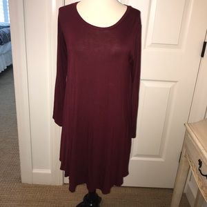 Garnet long sleeve dress